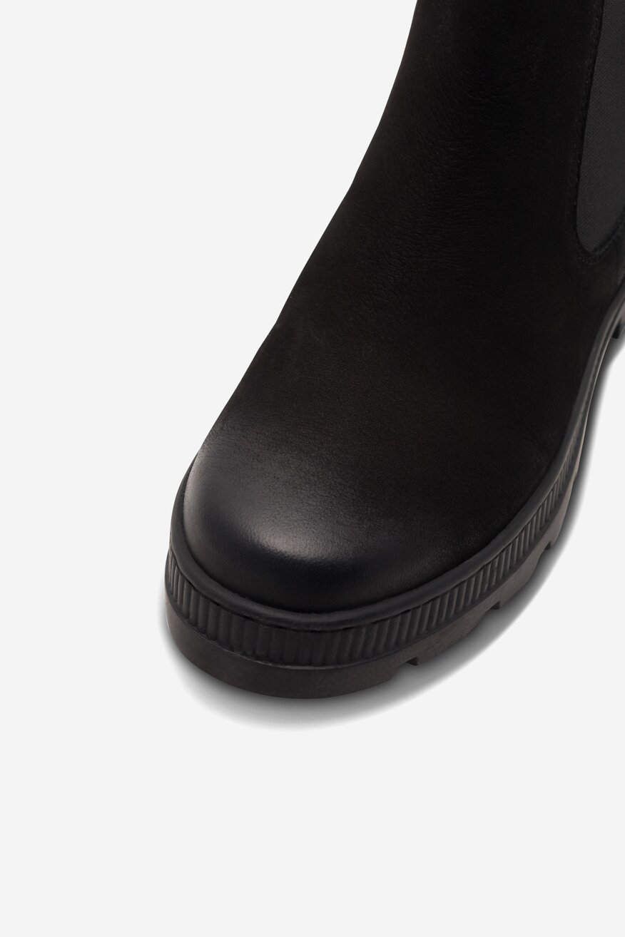 Sztyblety skórzane ocieplane