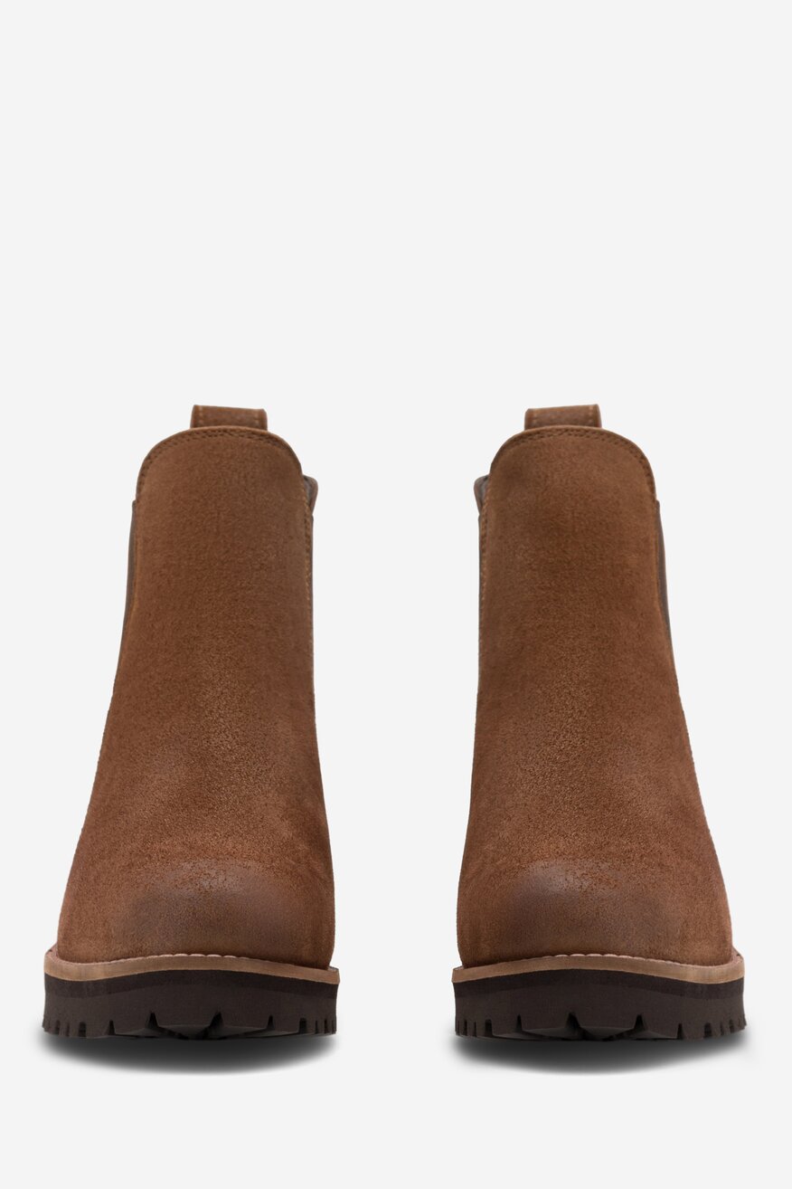 Sztyblety skórzane ocieplane