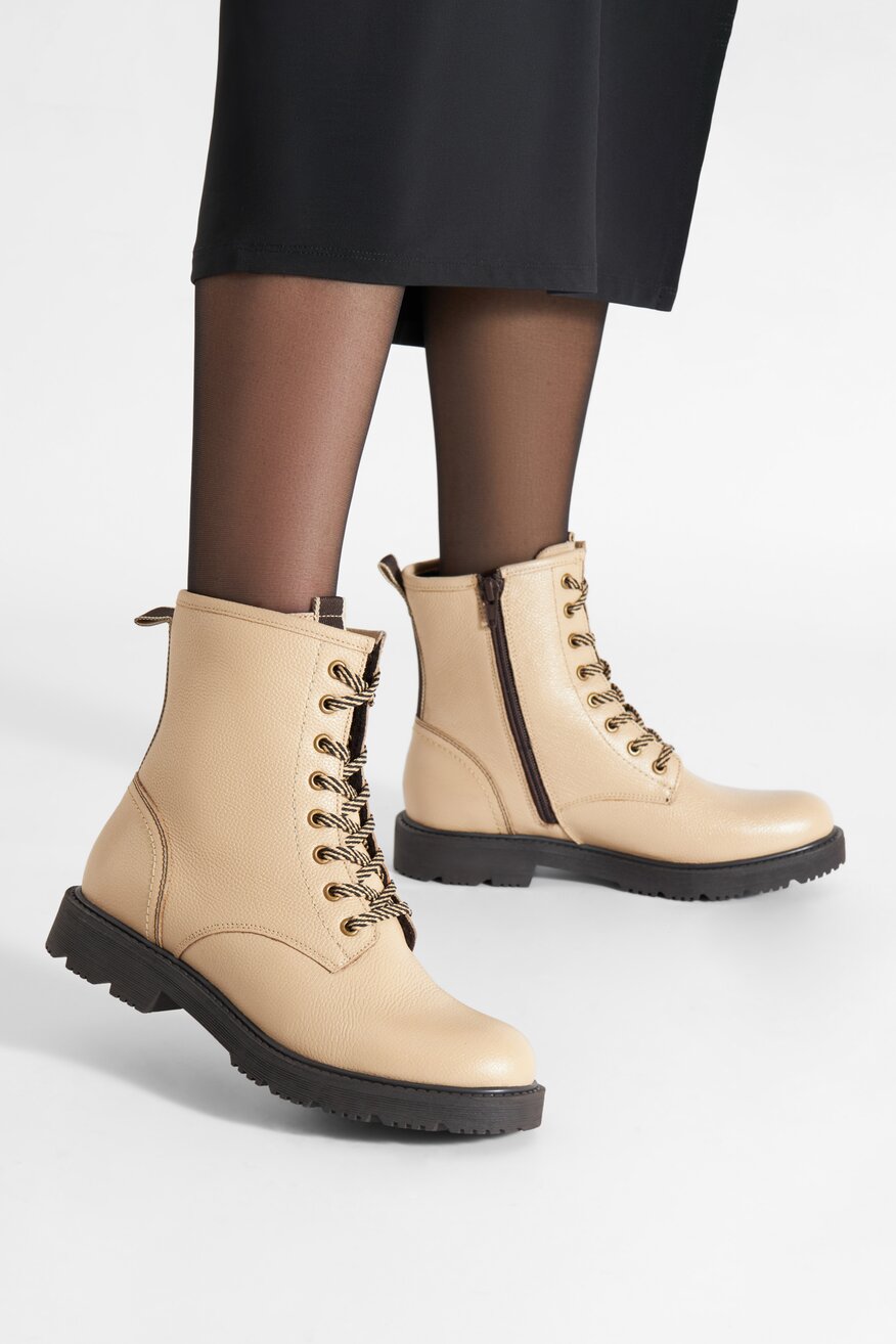 Trzewik skórzane ocieplane