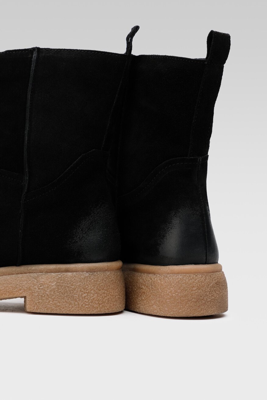 Botki skórzane