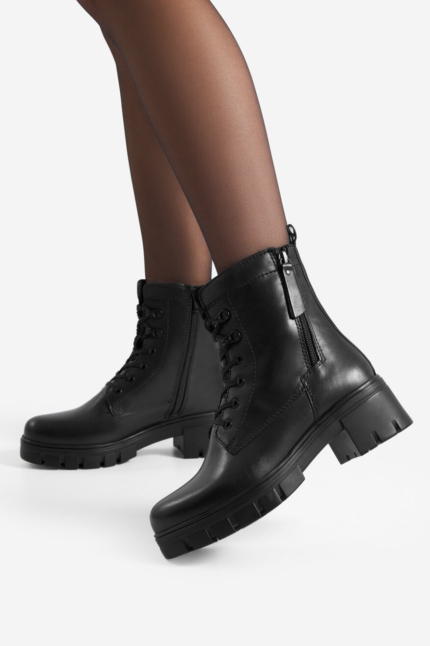 Trzewiki skórzane ocieplane