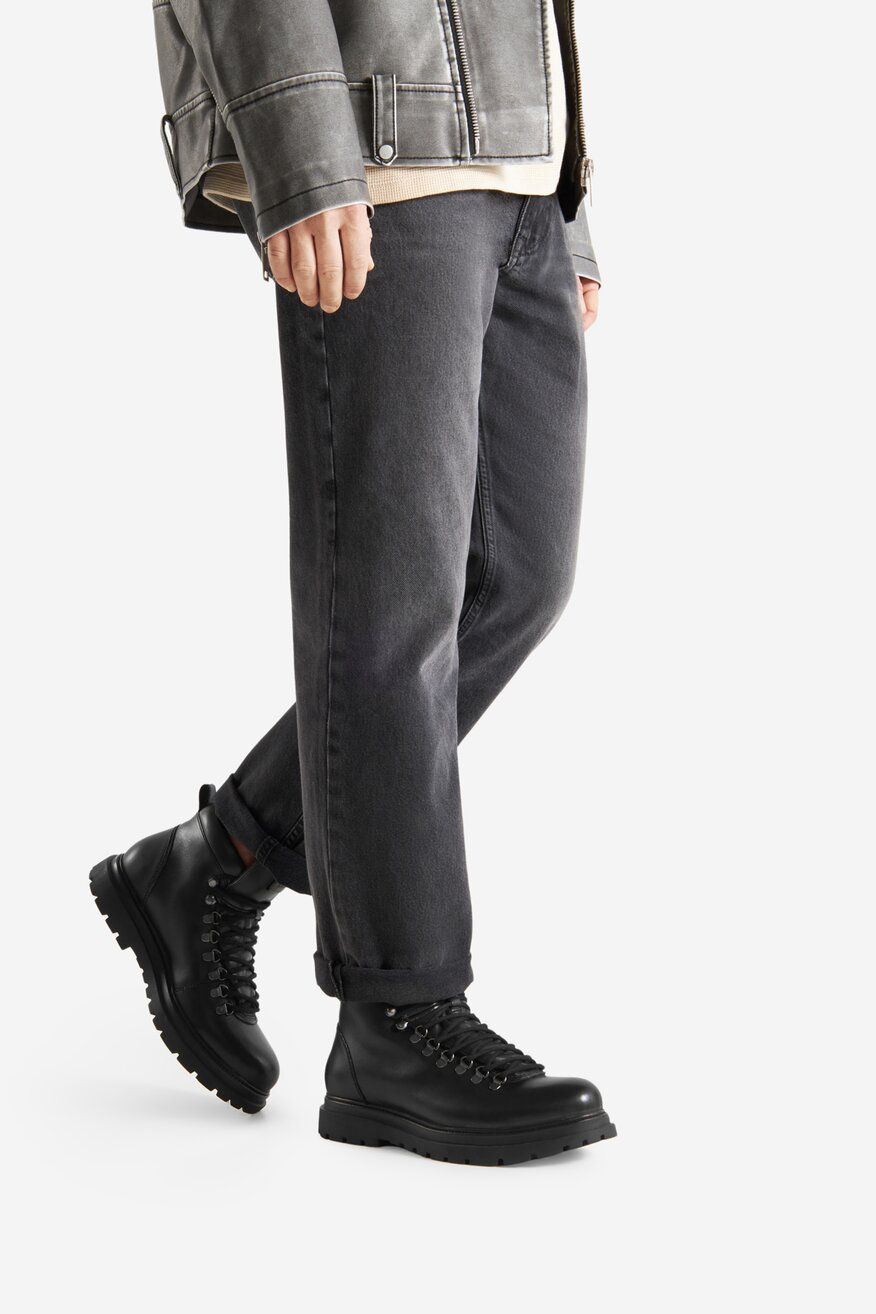 Trzewiki skórzane ocieplane