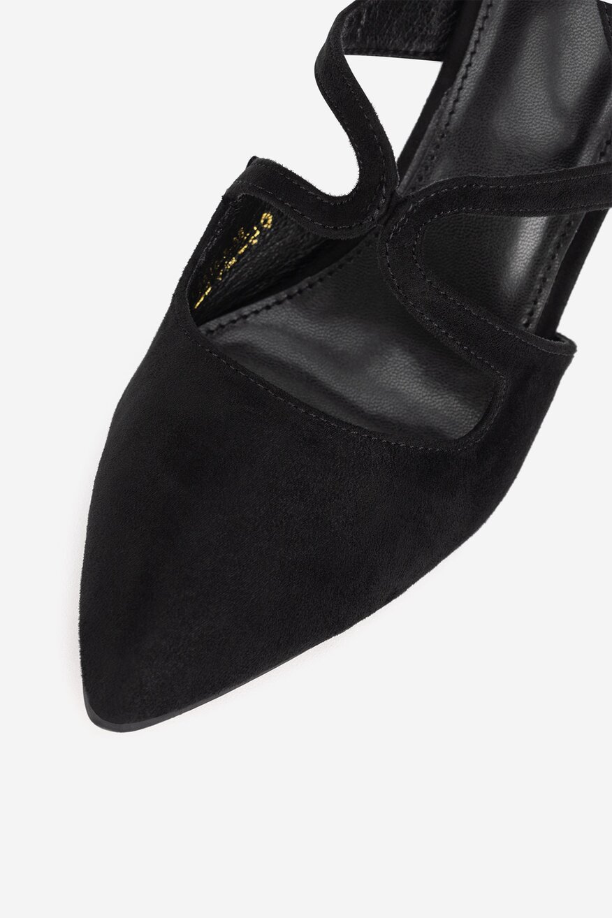 Szpilki z odkrytą piętą