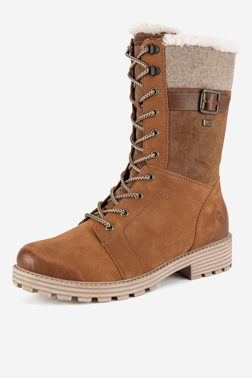 Trzewiki skórzane ocieplane