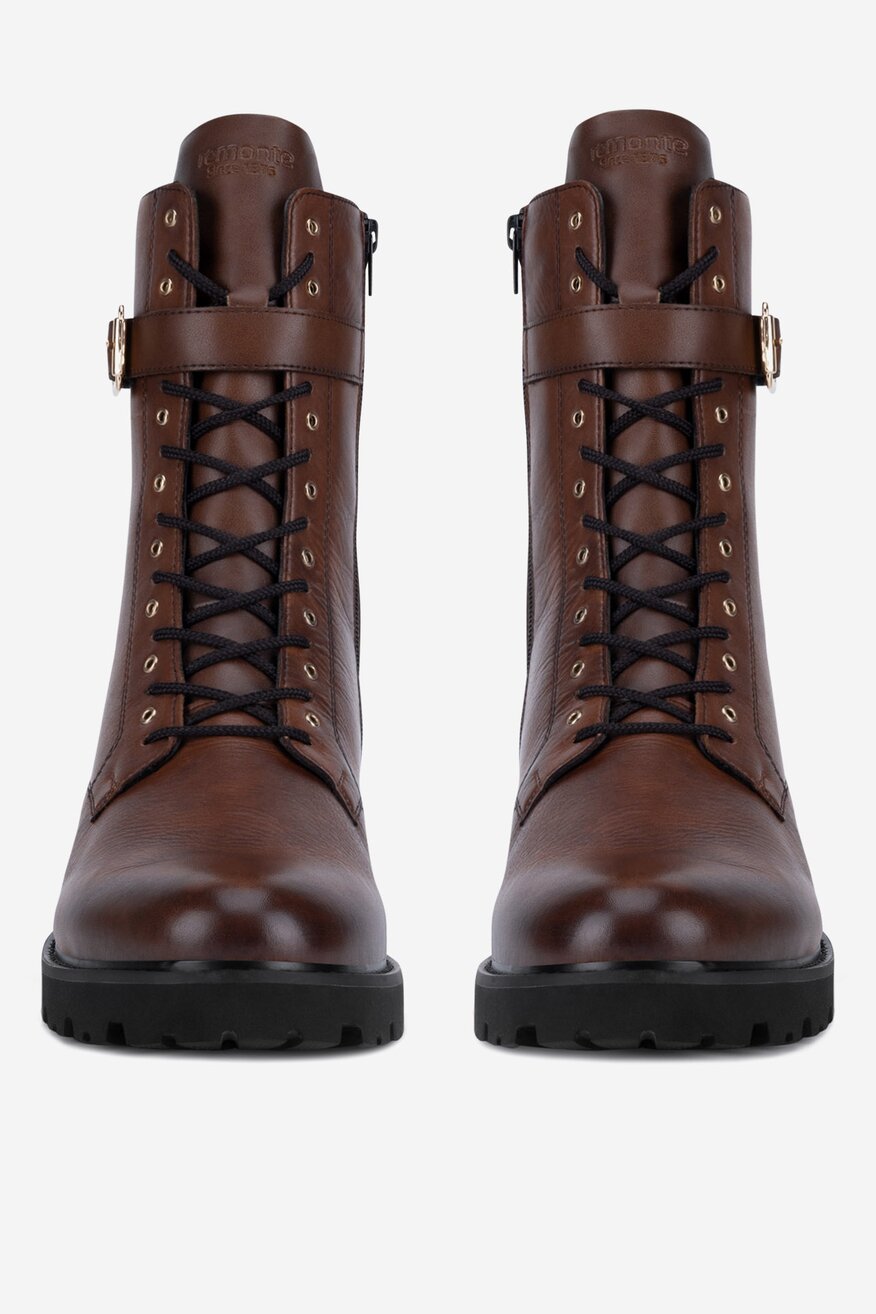 Trzewiki skórzane ocieplane