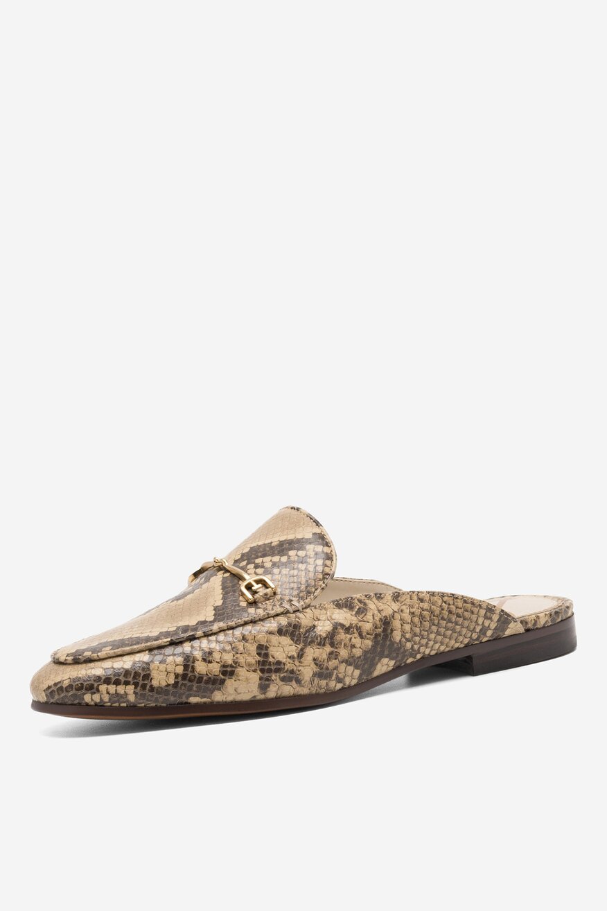 Klapki mule skórzane