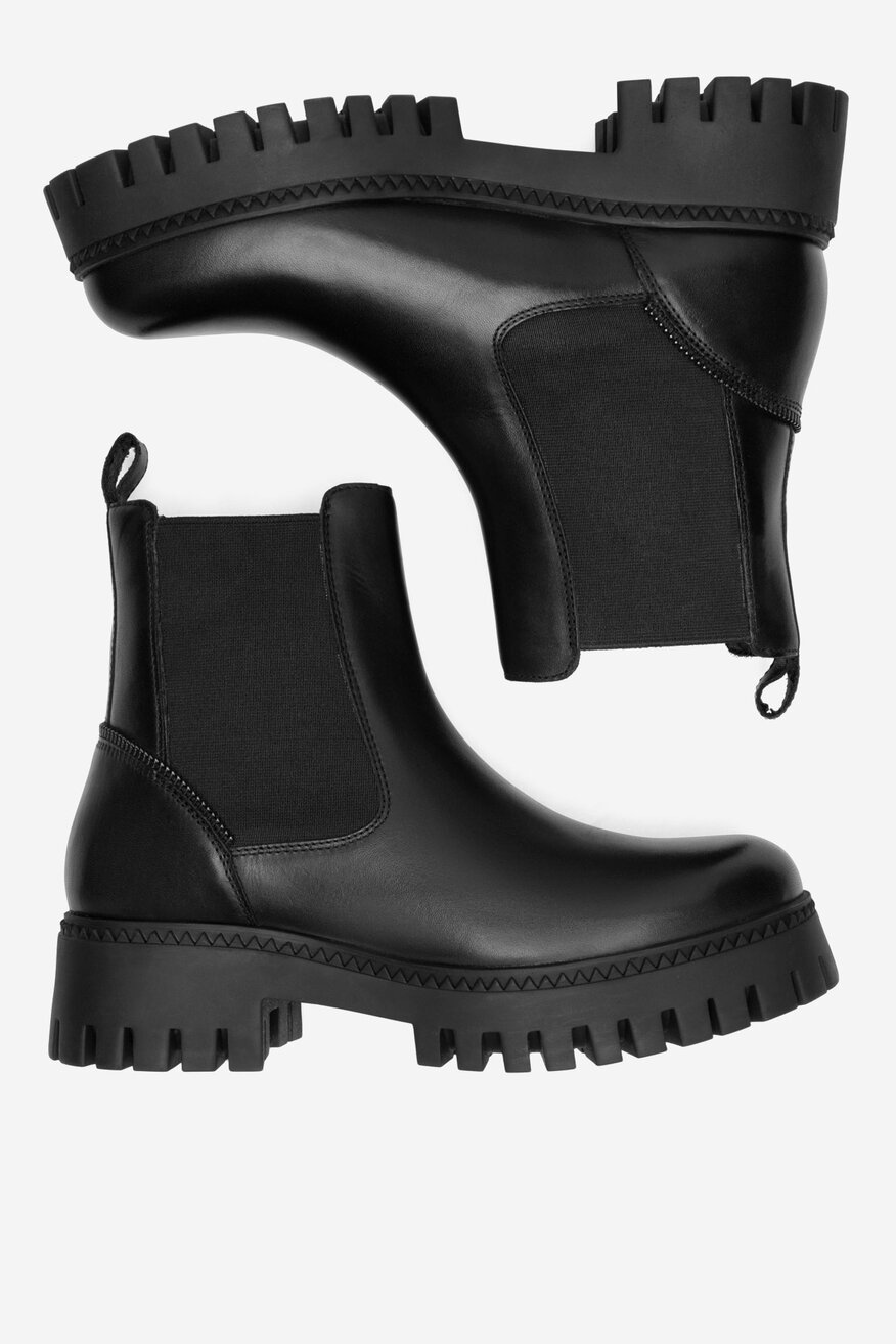 Sztyblety skórzane ocieplane