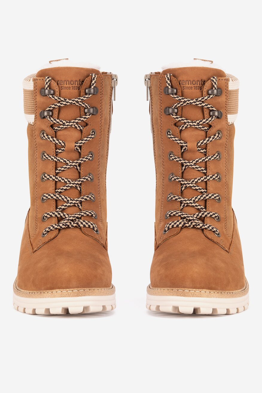 Trzewiki skórzane ocieplane