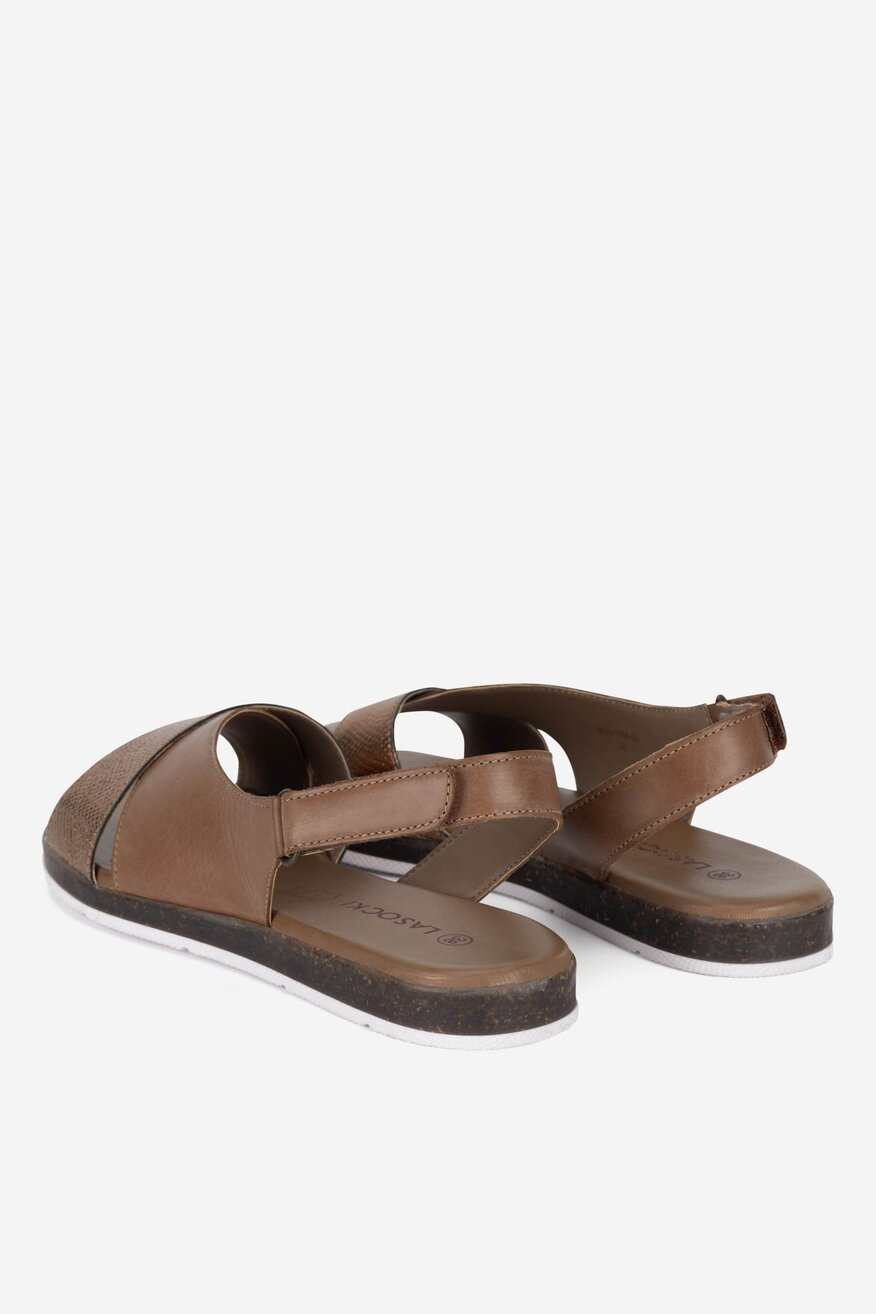 Sandały skórzane