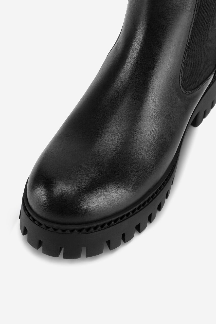 Sztyblety skórzane ocieplane