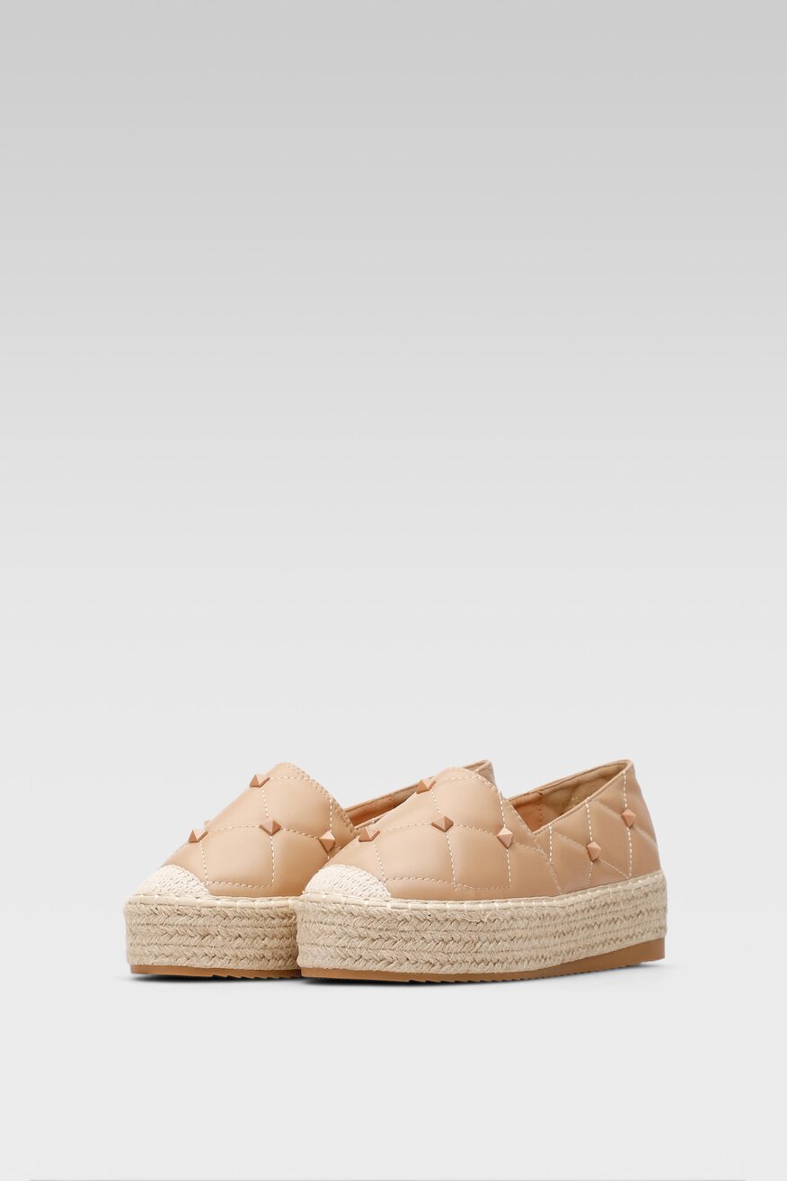Espadryle na plaformie