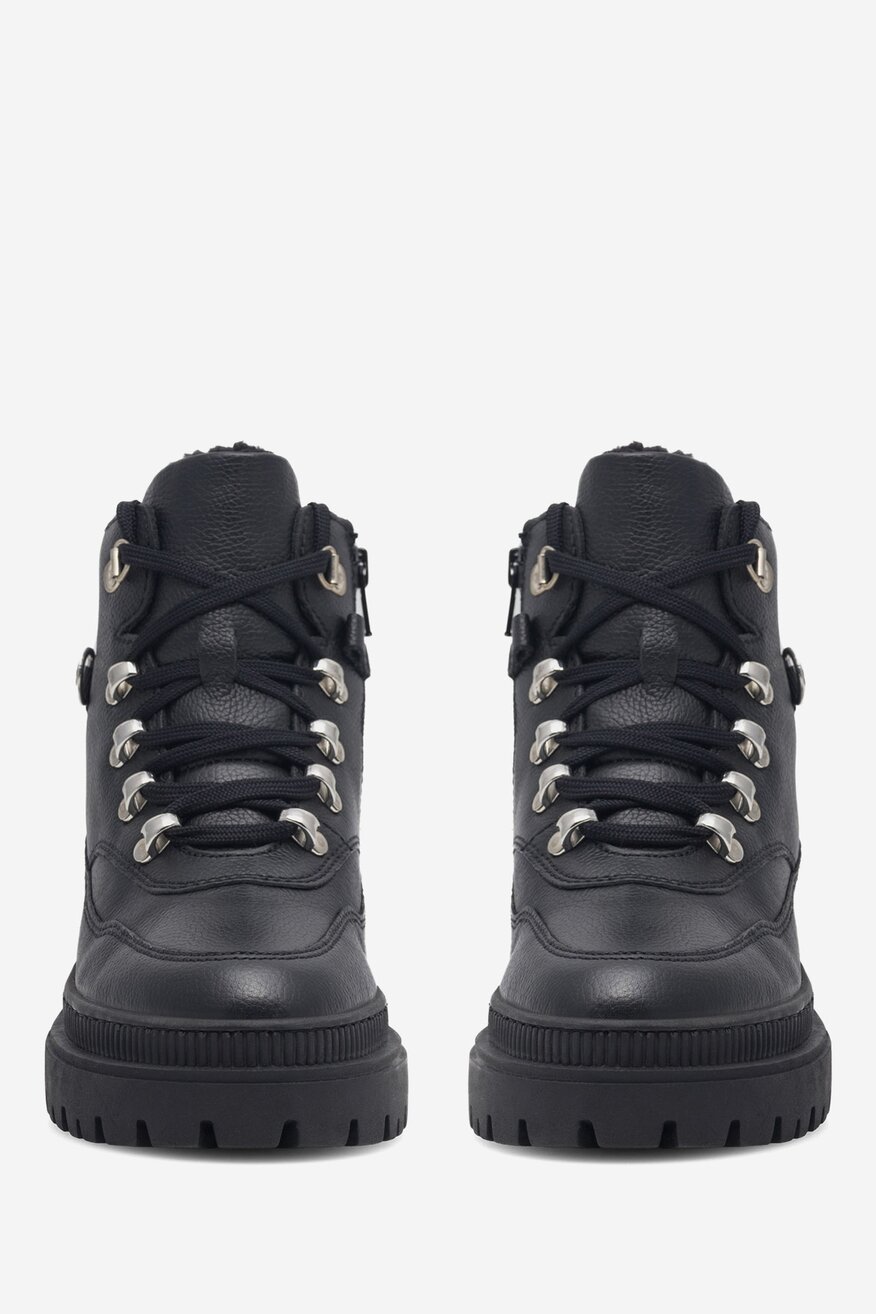 Trzewiki skórzane ocieplane