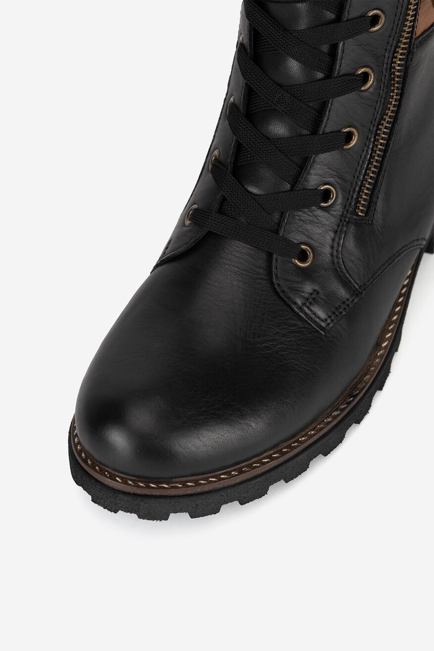 Trzewiki skórzane ocieplane