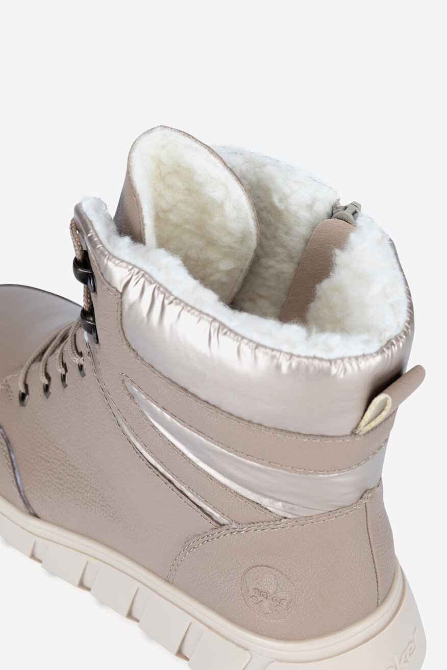 Trzewiki skórzane ocieplane