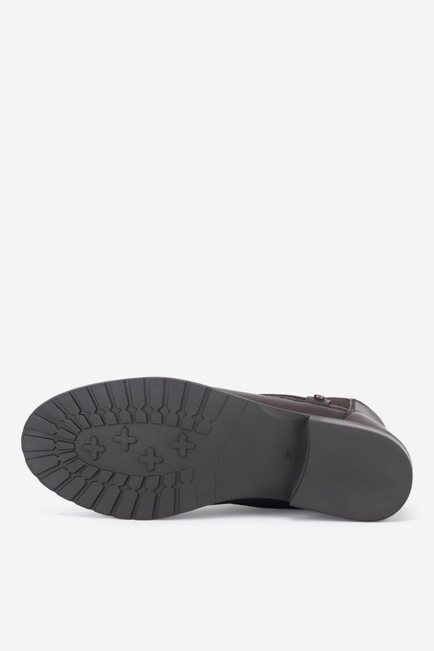 Sztyblety skórzane ocieplane