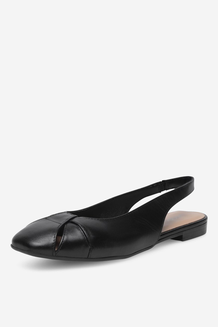 Baleriny skórzane