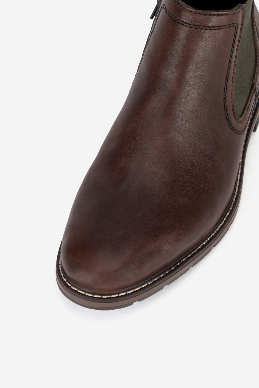 Sztyblety skórzane ocieplane