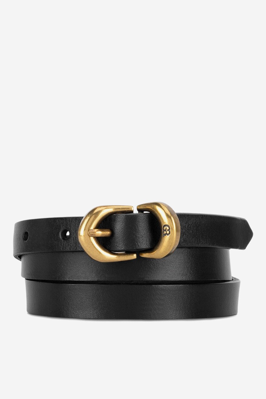 Pasek damski skórzany