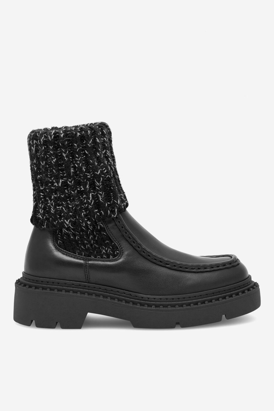 Botki skórzane