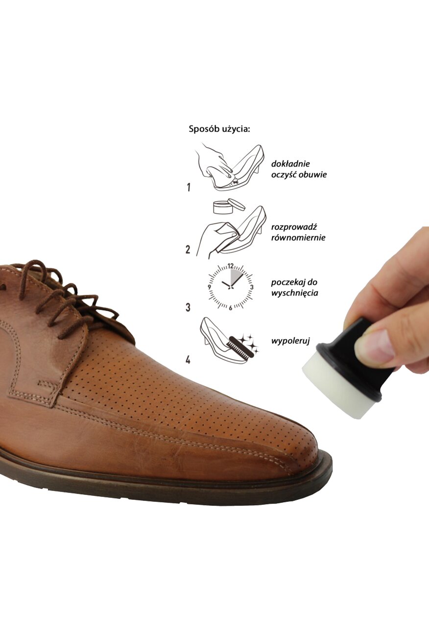Krem do obuwia brązowy