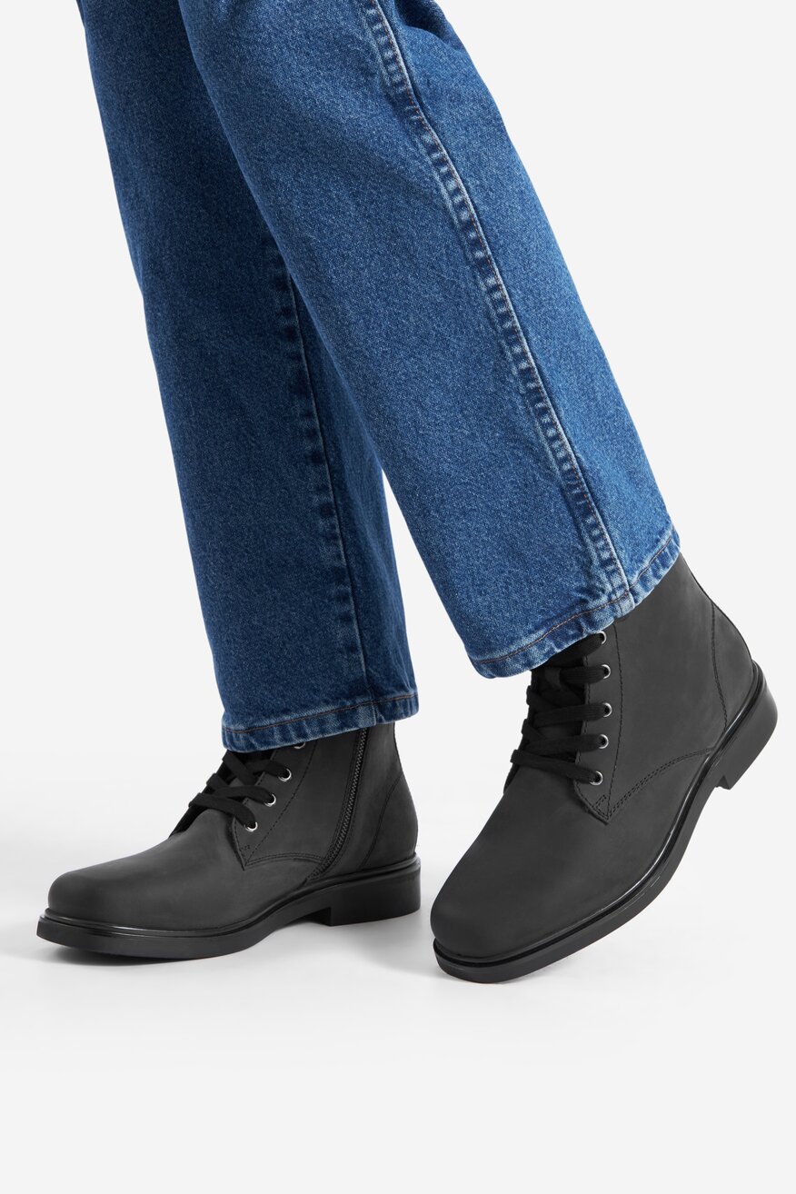 Trzewiki skórzane ocieplane