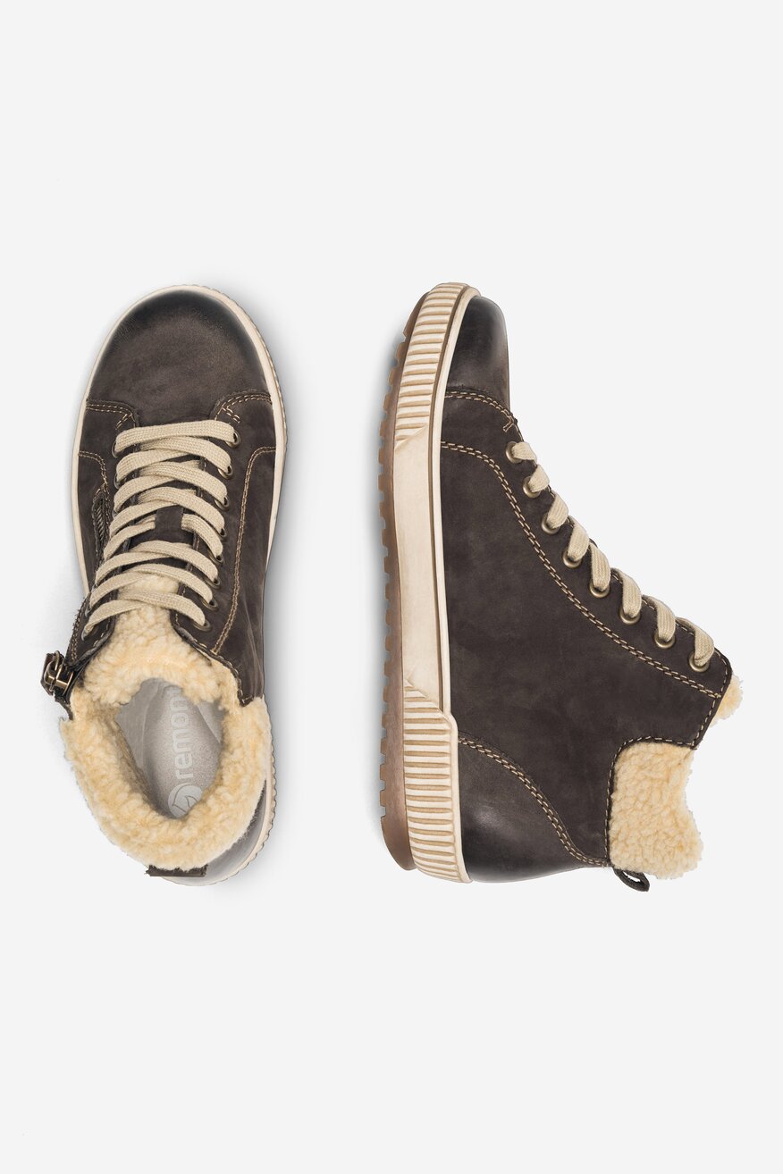 Trzewiki skórzane ocieplane