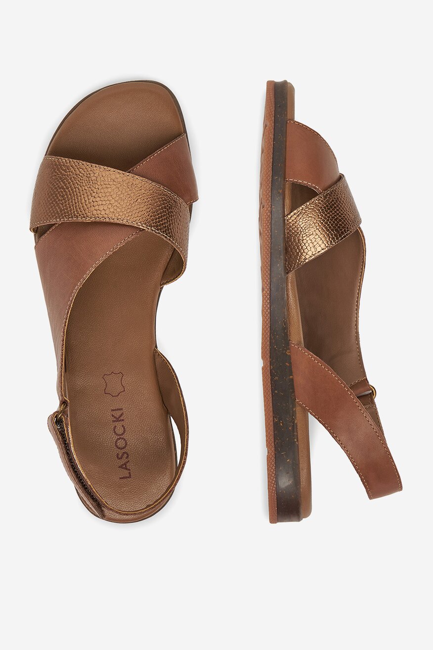 Sandały skórzane