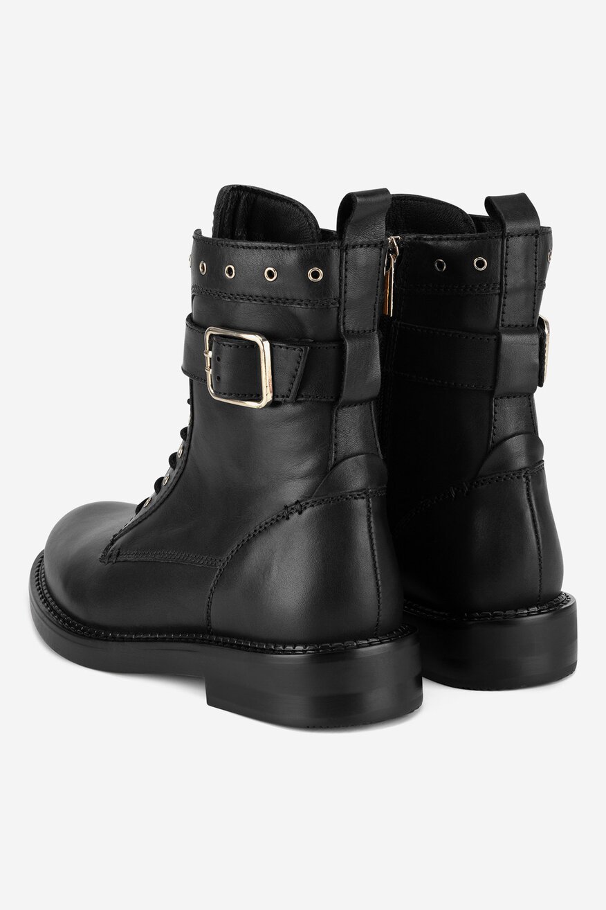 Trzewiki skórzane ocieplane