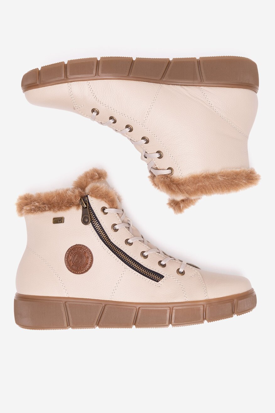 Trzewiki skórzane ocieplane