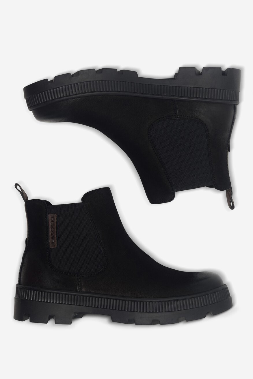 Sztyblety skórzane ocieplane