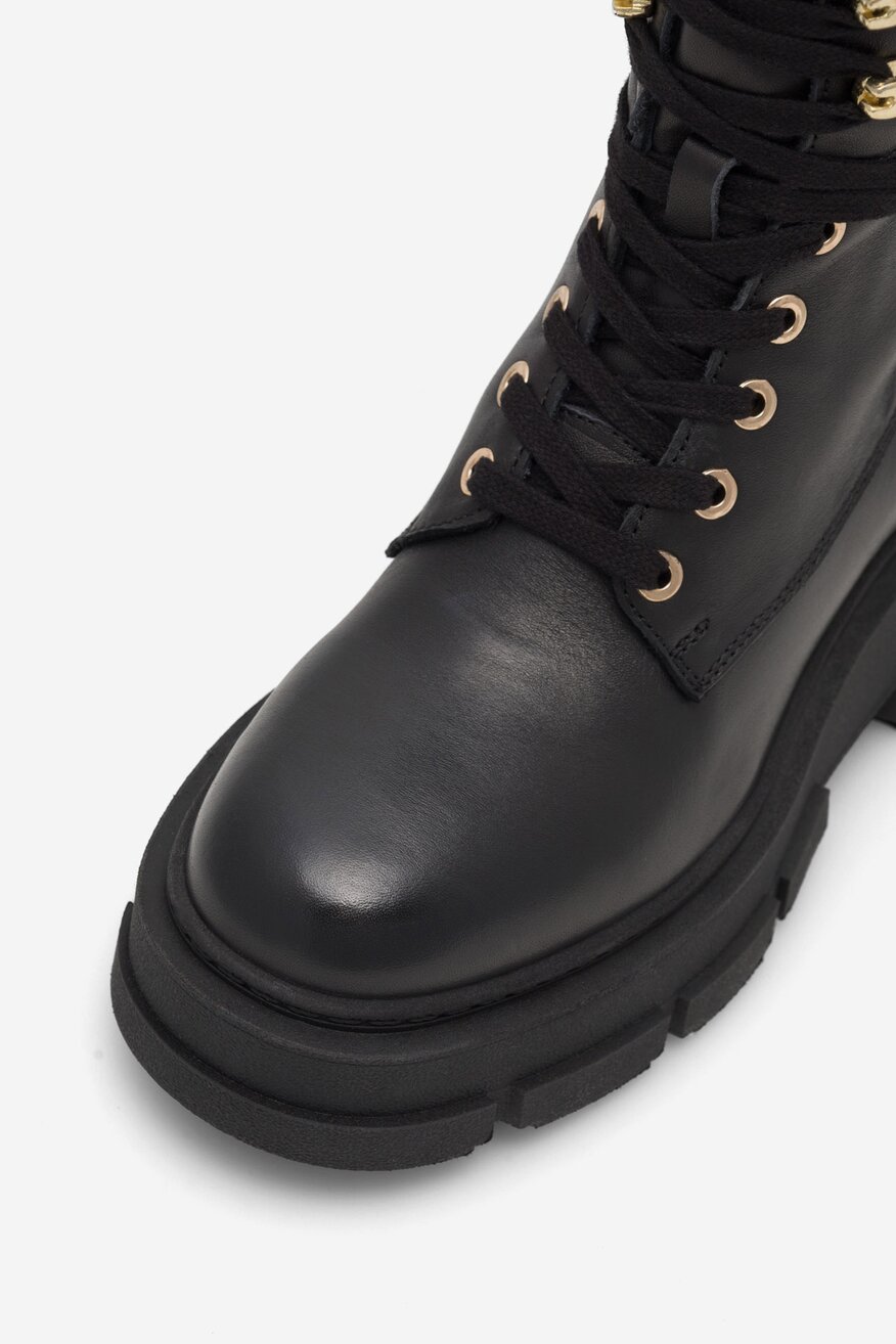 Trzewiki skórzane ocieplane