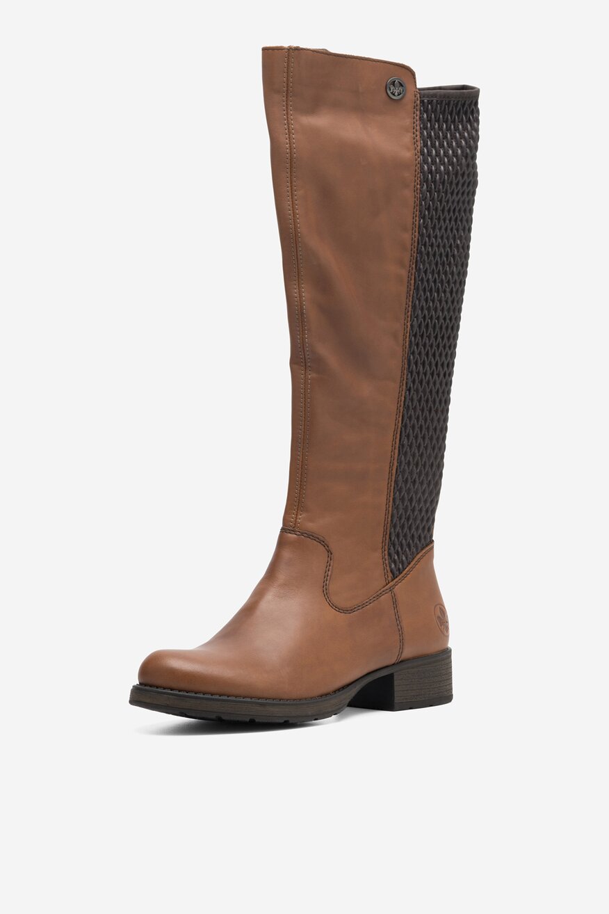 Kozaki skórzane ocieplane