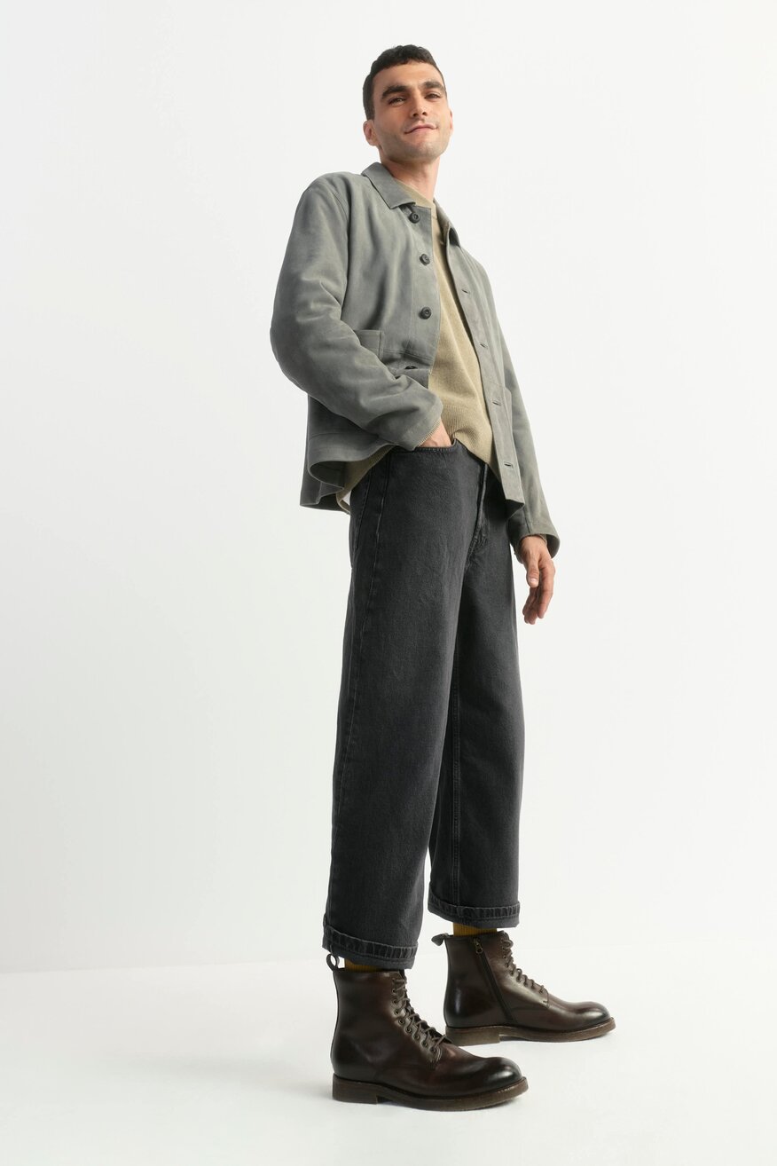 Trzewiki skórzane ocieplane