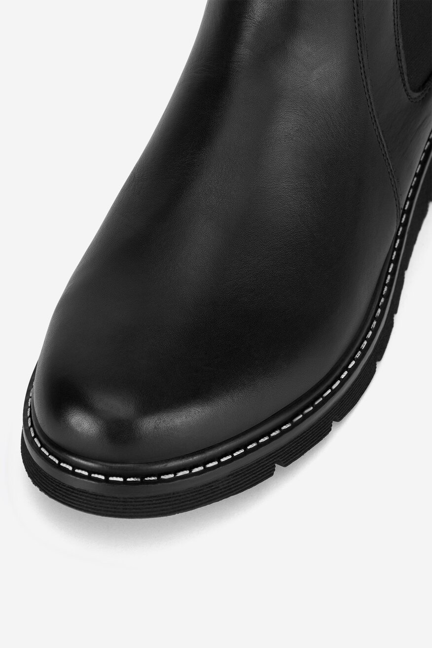 Sztyblety skórzane ocieplane