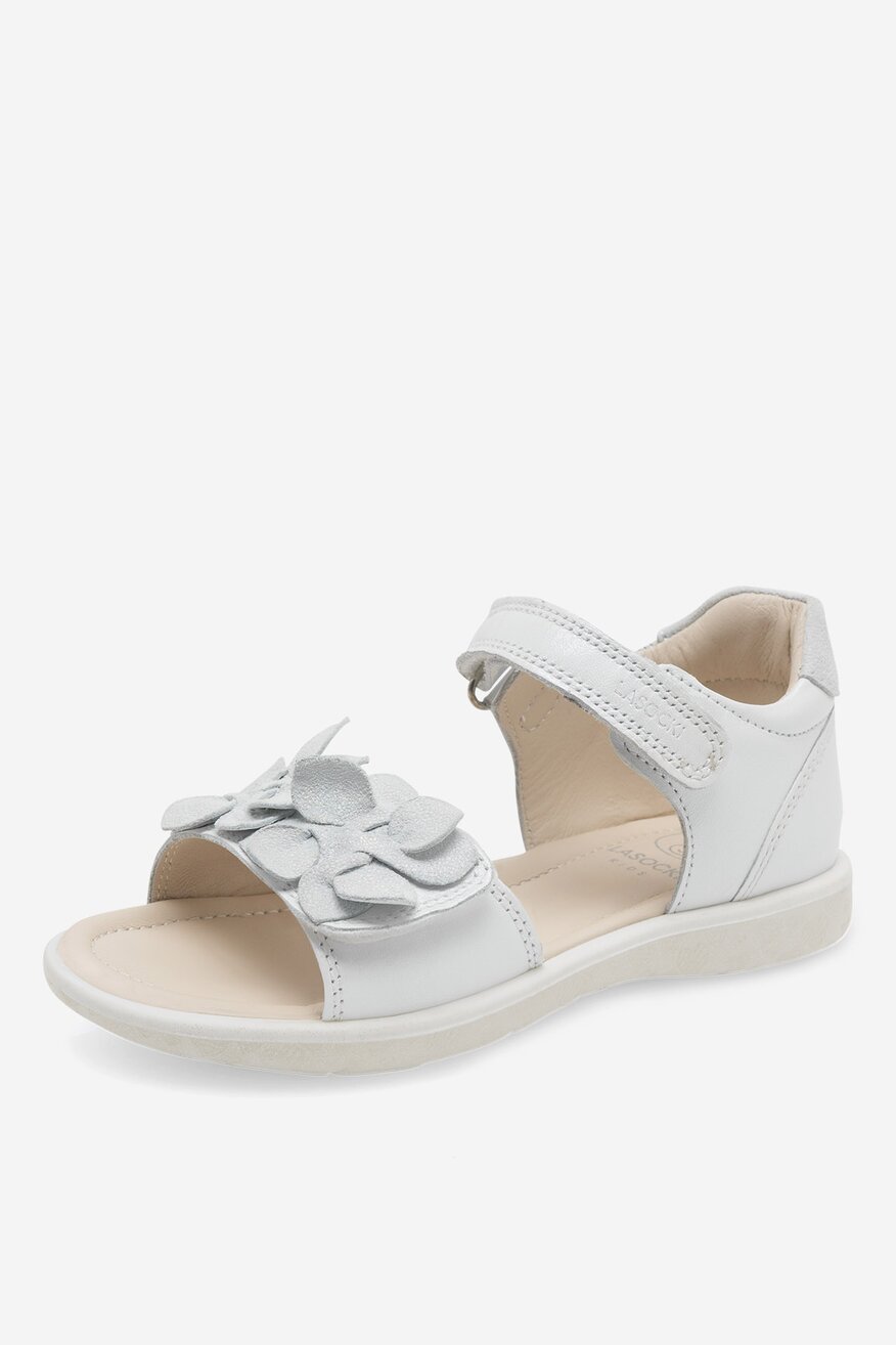 Sandały skórzane na rzepy