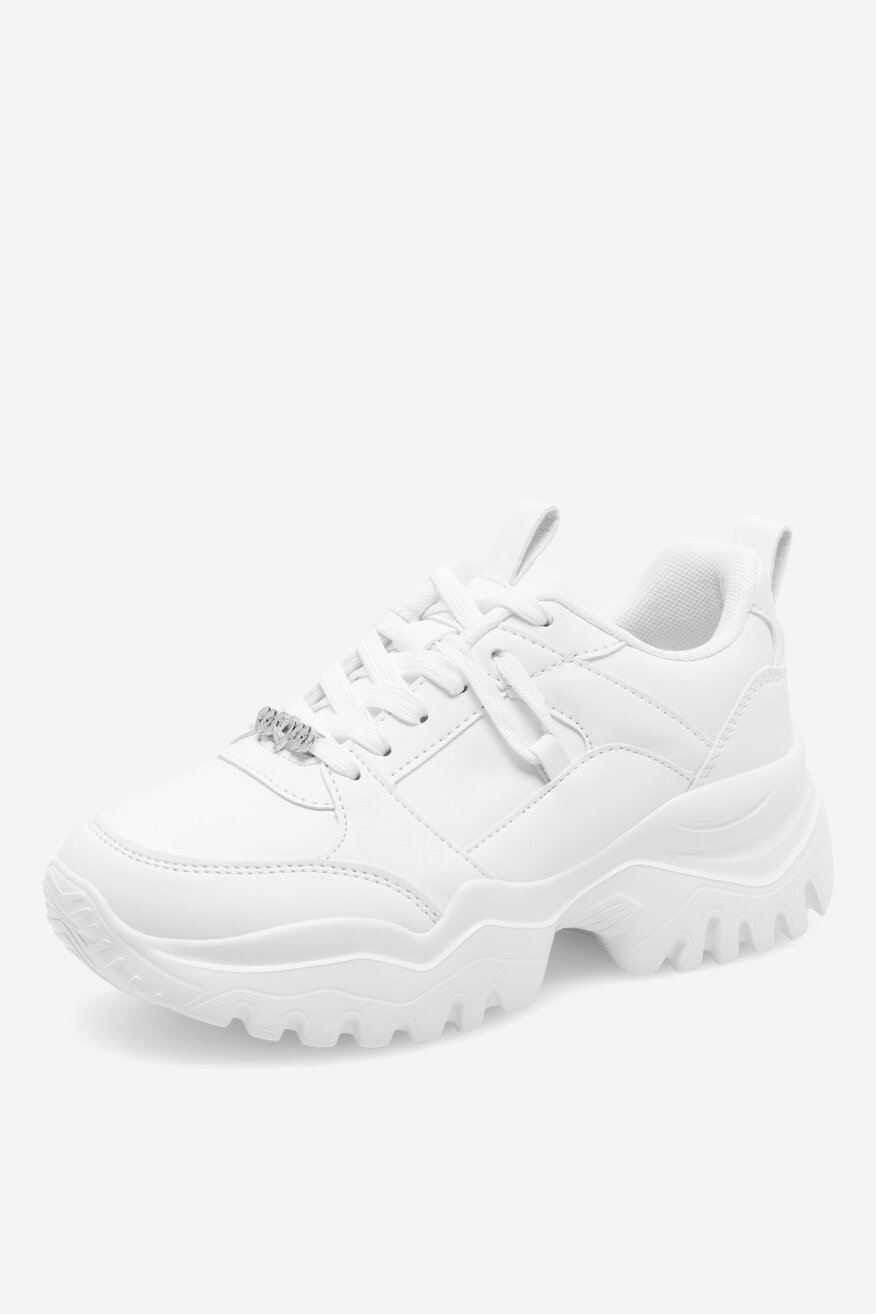 Sneakersy na grubej podeszwie