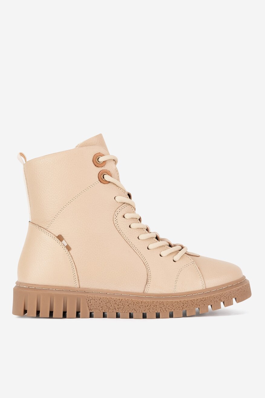 Trzewiki skórzane ocieplane