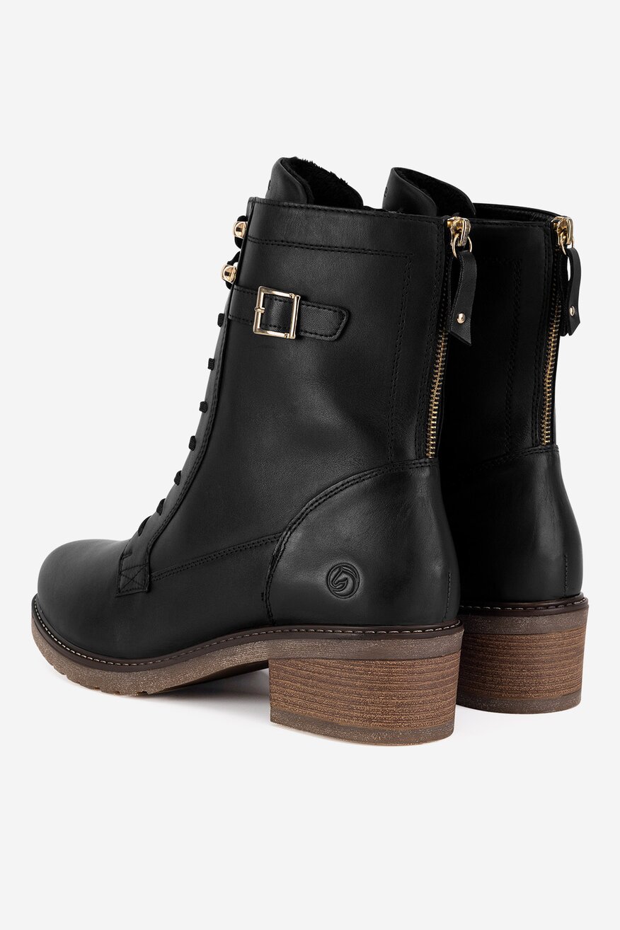 Trzewiki skórzane ocieplane