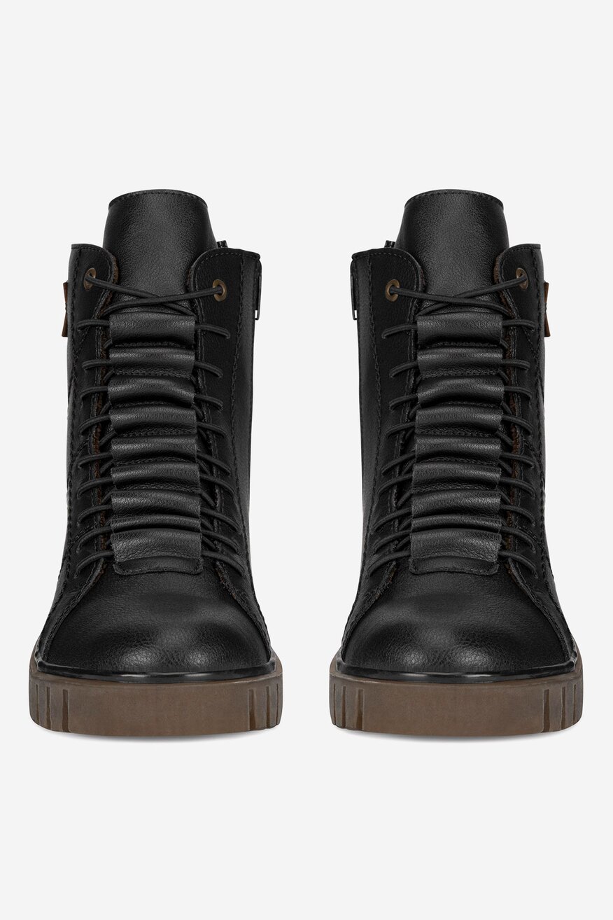 Trzewiki skórzane ocieplane