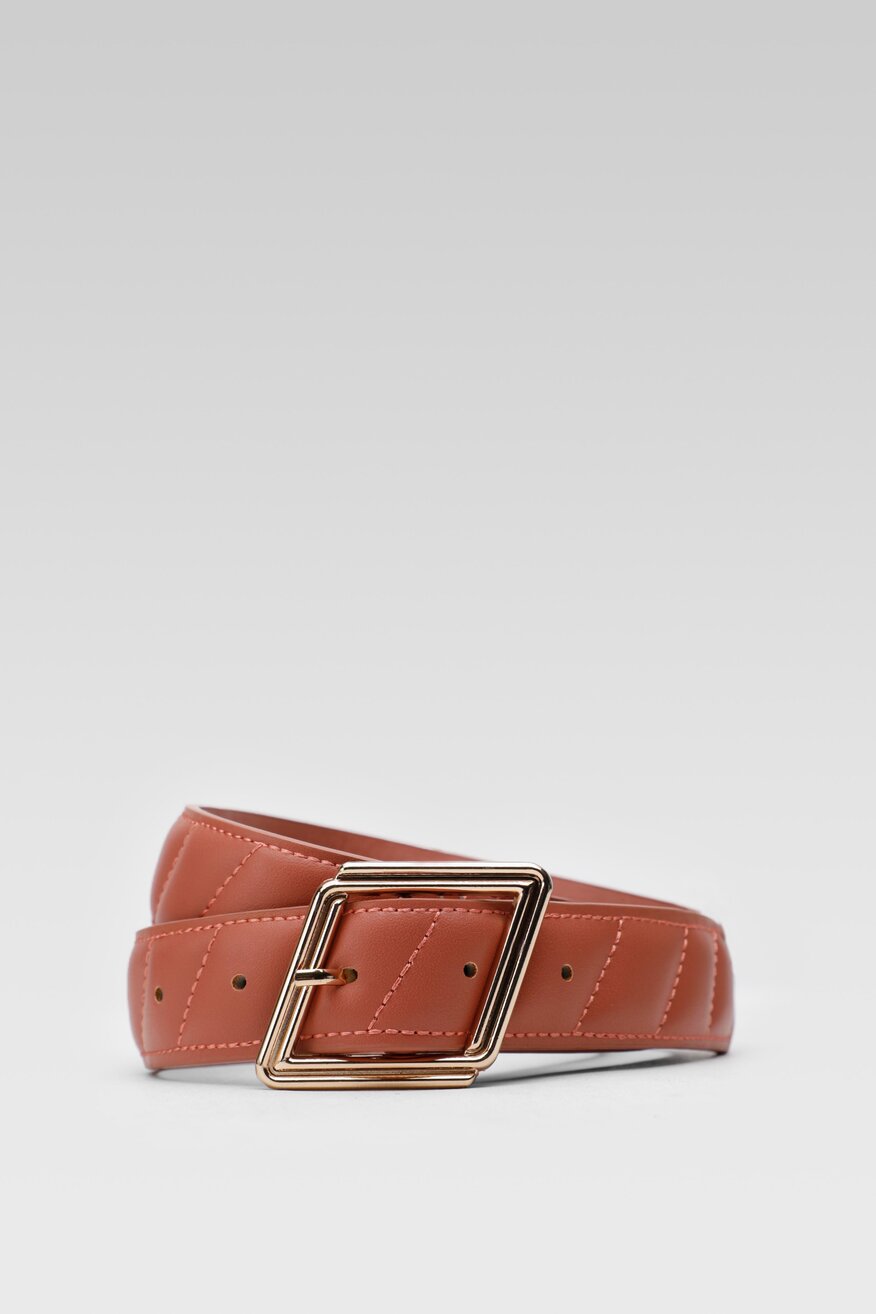 Pasek damski czerwony