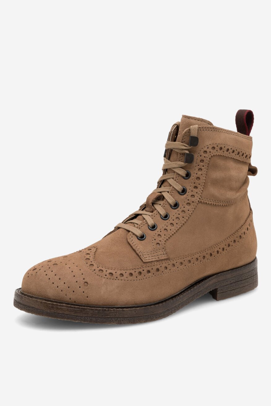 Trzewiki skórzane ocieplane