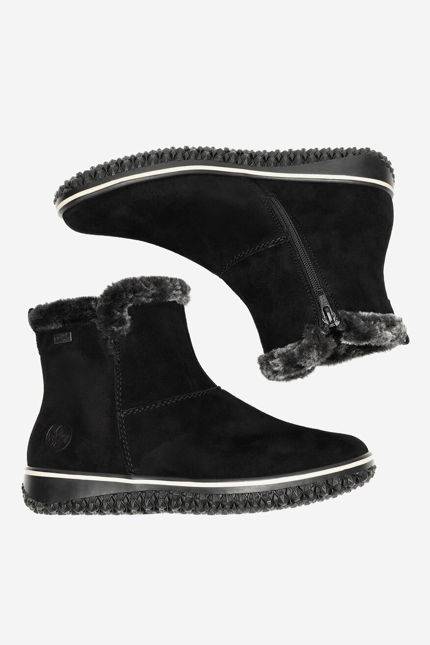 Botki skórzane ocieplane