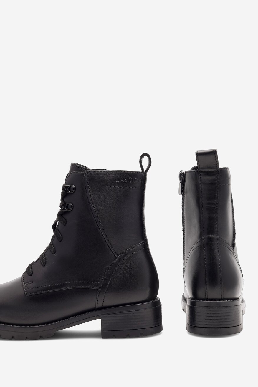 Trzewiki skórzane ocieplane