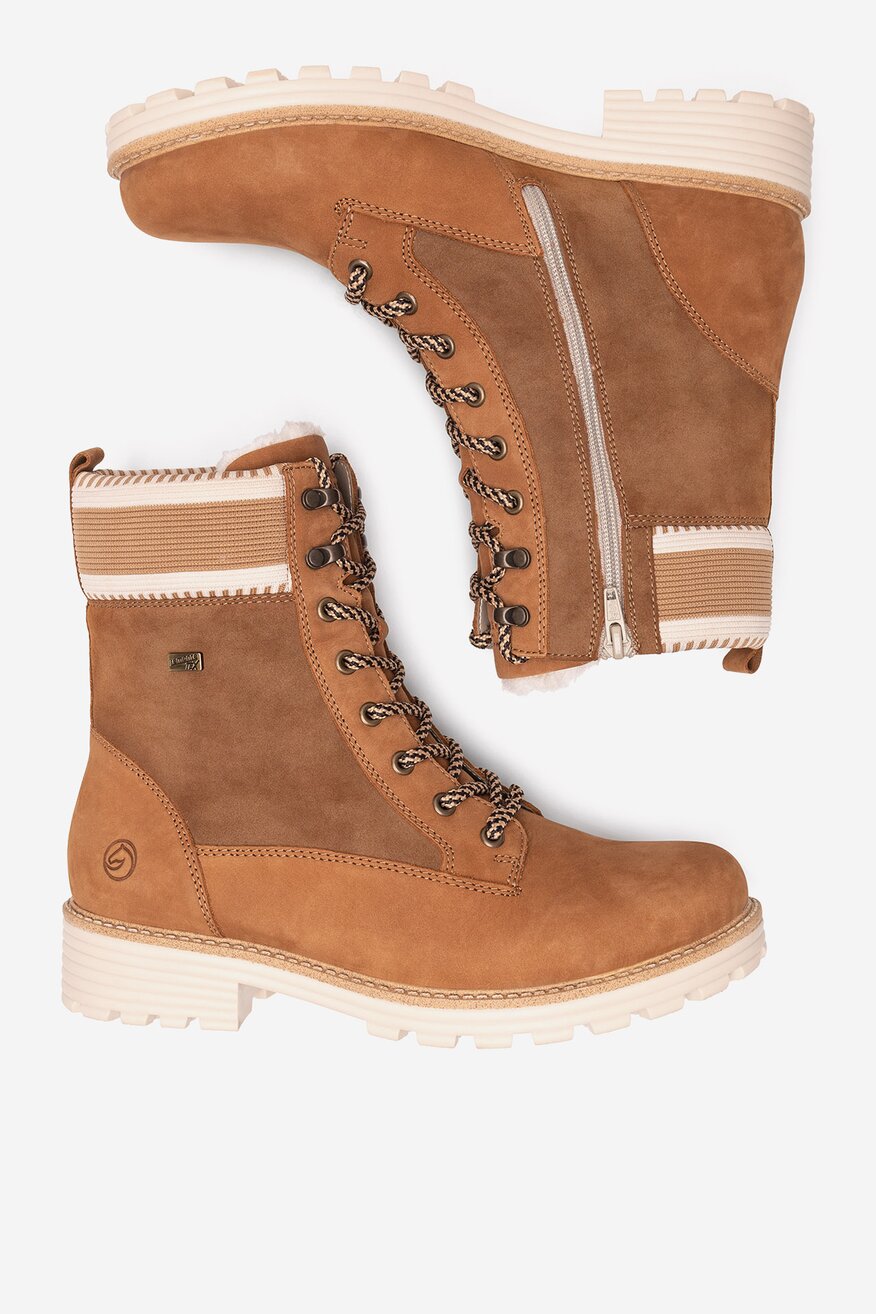 Trzewiki skórzane ocieplane