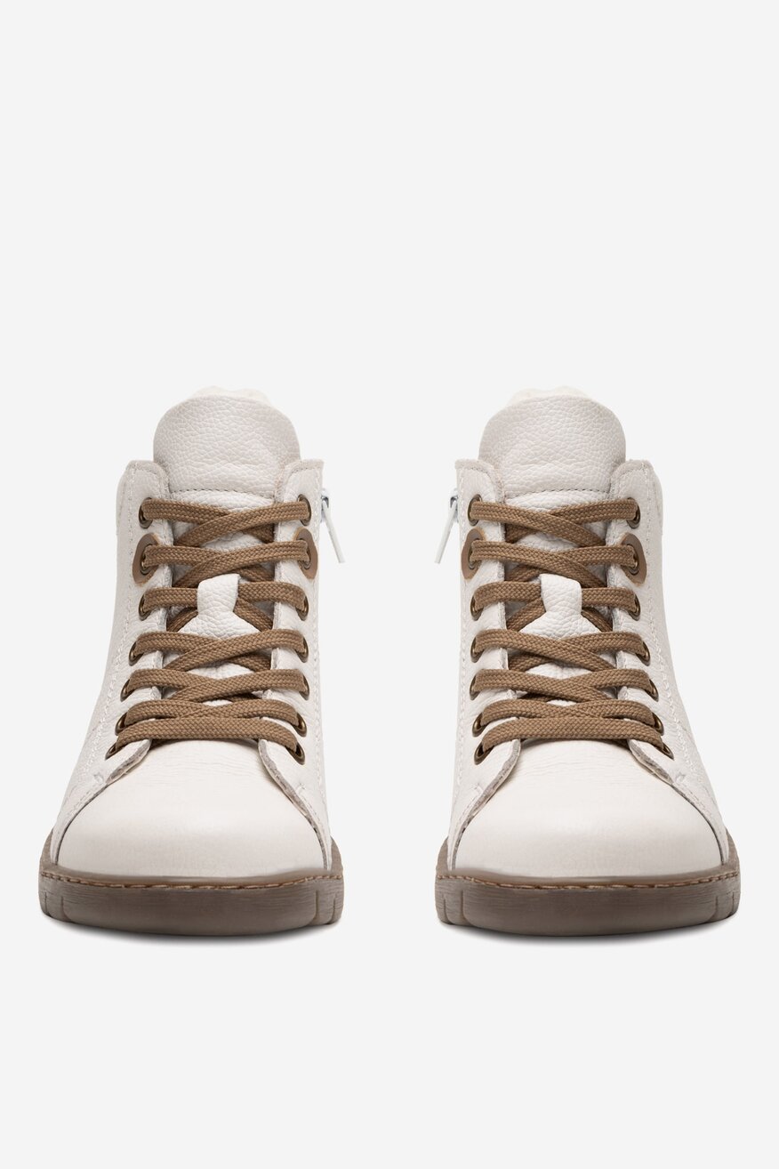 Trzewiki skórzane ocieplane