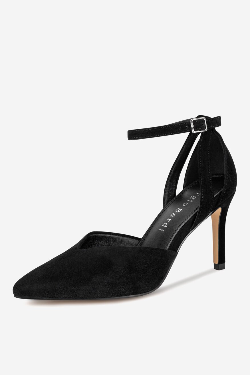 Czółenka skórzane