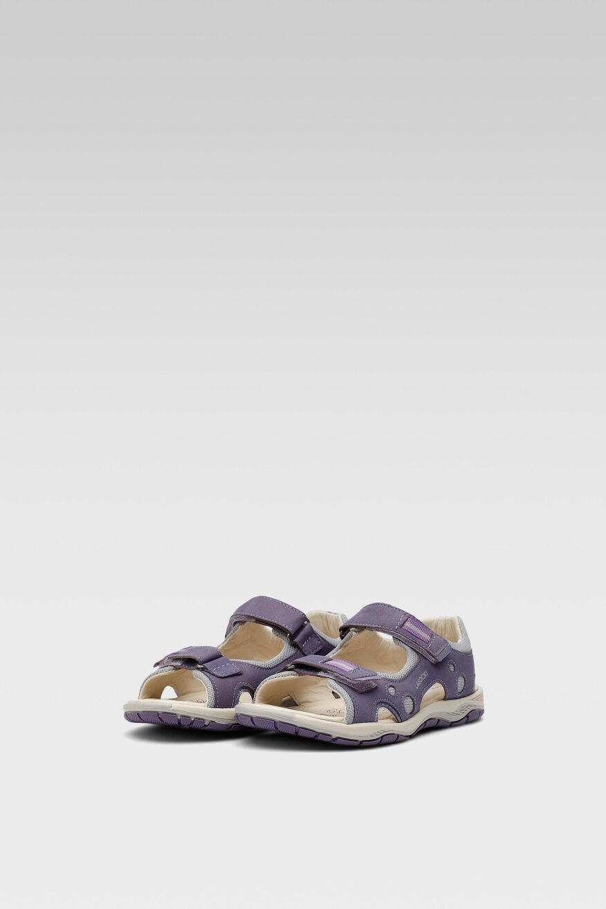 Sandały skórzane na rzepy