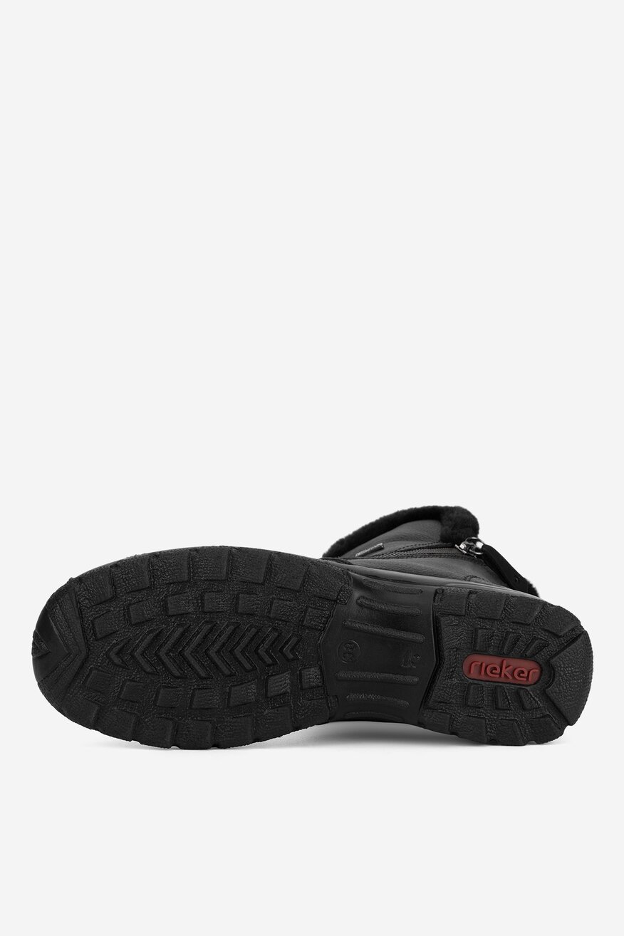 Botki skórzane ocieplane