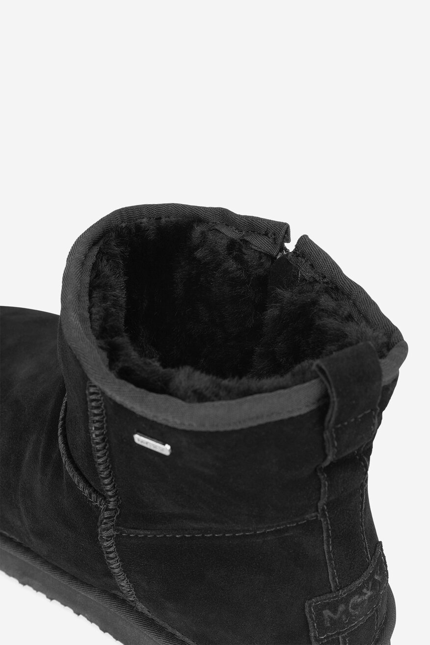 Botki skórzane ocieplane