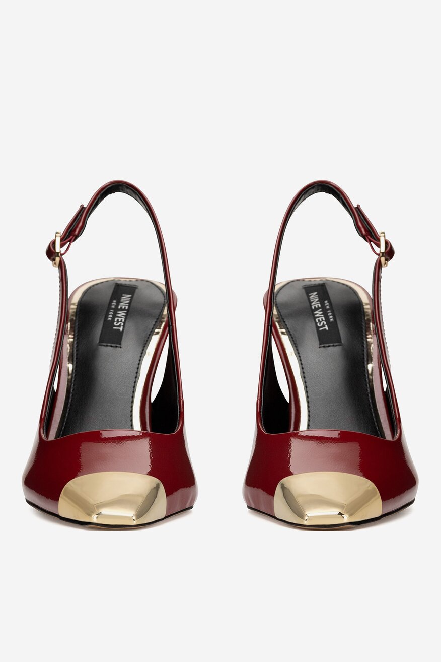 Czółenka lakierowane